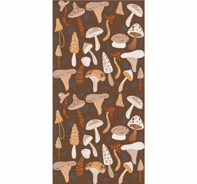 Forest mushrooms More flowers and plant blind - TenStickers