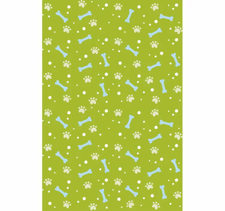 Paw Print Pattern animal roller blind - TenStickers