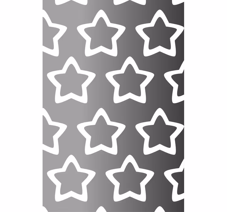 Grey star pattern modern roller blind - TenStickers