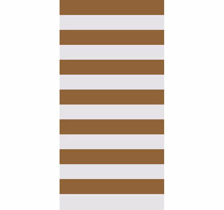 Coffee brown striped color Elegant blind - TenStickers