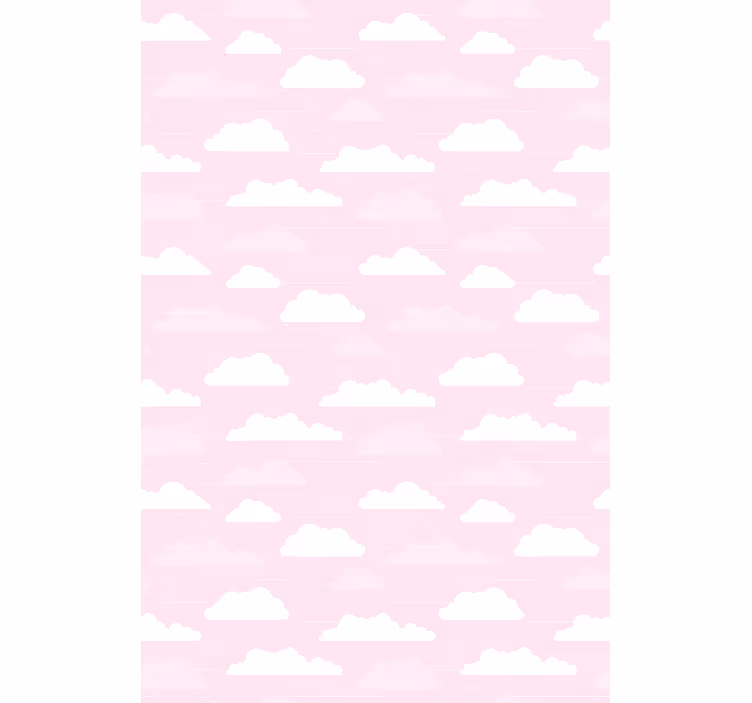 Dreamy pink pattern cloud roller blind - TenStickers