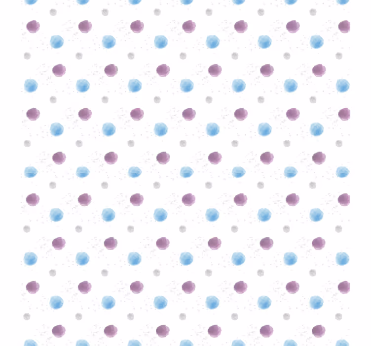 Watercolor polka dots pattern Modern blind - TenStickers