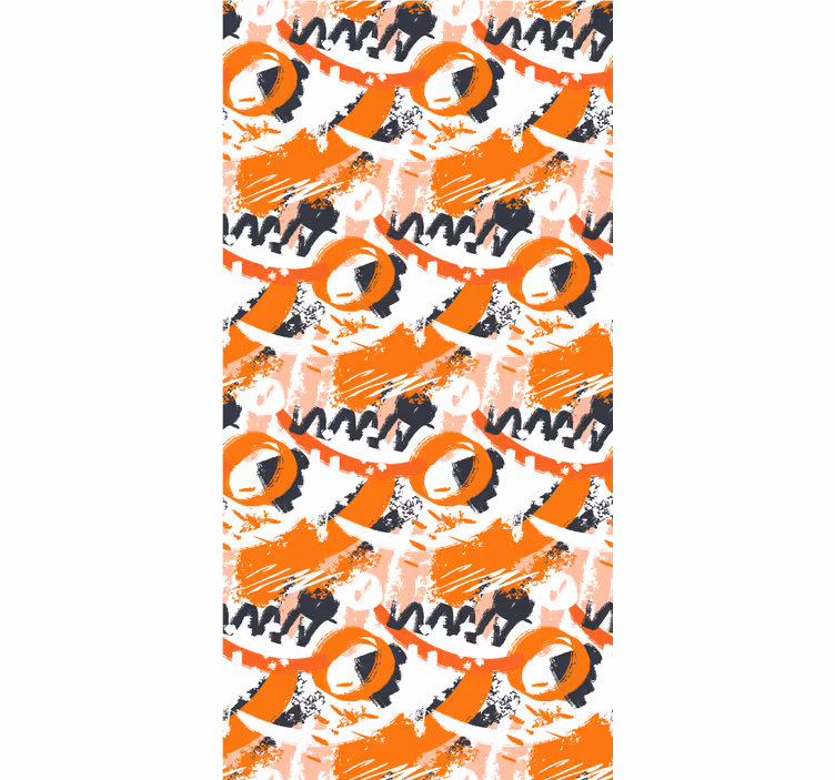 Abstract Circular Motif texture and pattern roller blind - TenStickers