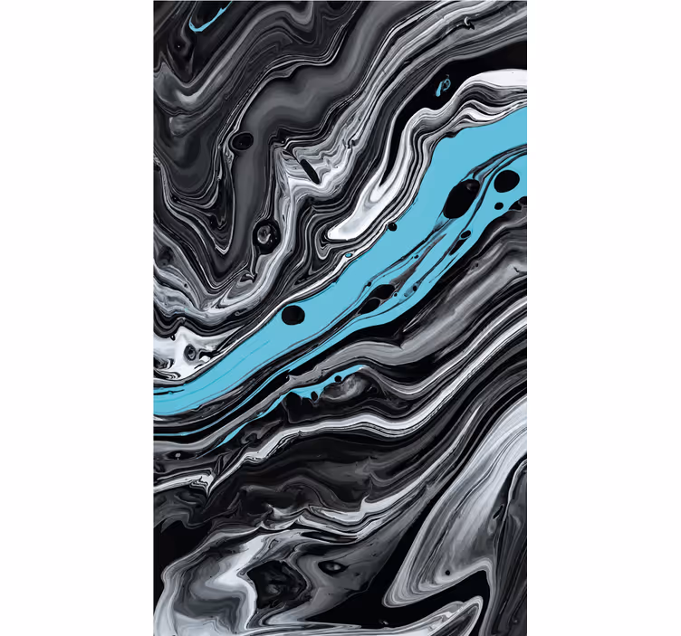 Fluid Black Patterns texture and pattern roller blind - TenStickers