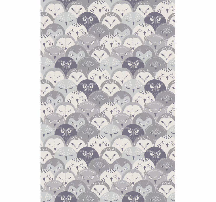 Grey forest creatures animal roller blind - TenStickers