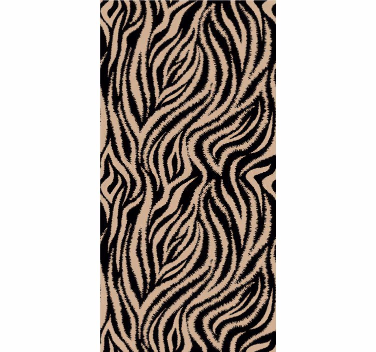 Texture and pattern roller blind zebra stripes - TenStickers
