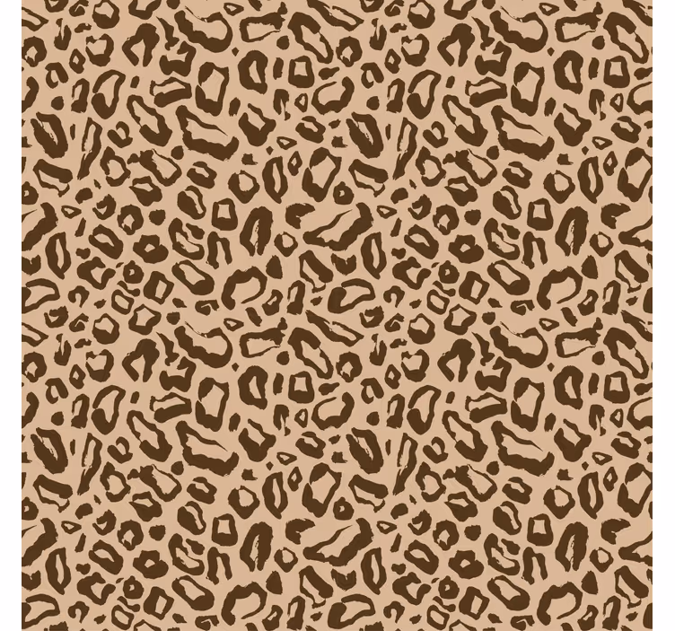Big and small leopard spots animal blind - TenStickers