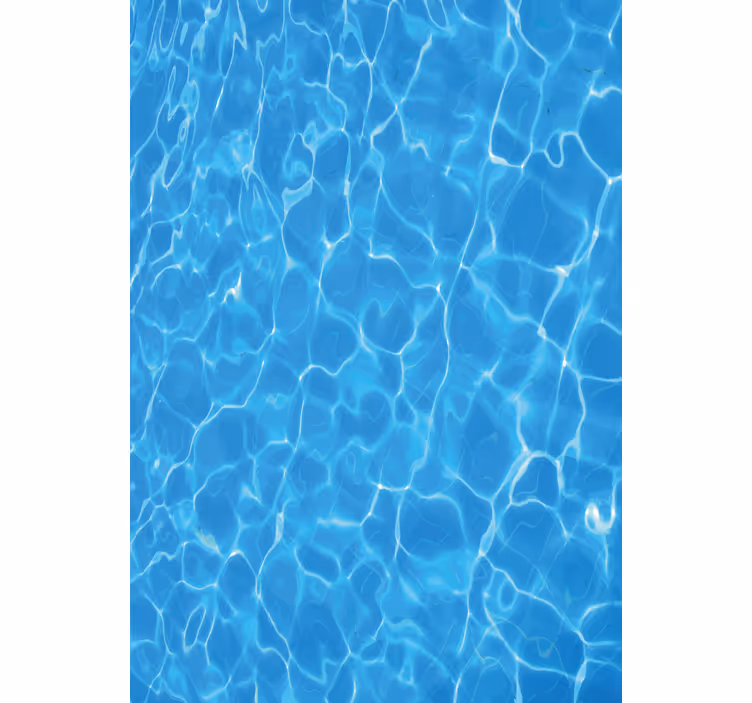 Water surface reflections bathroom roller blind - TenStickers