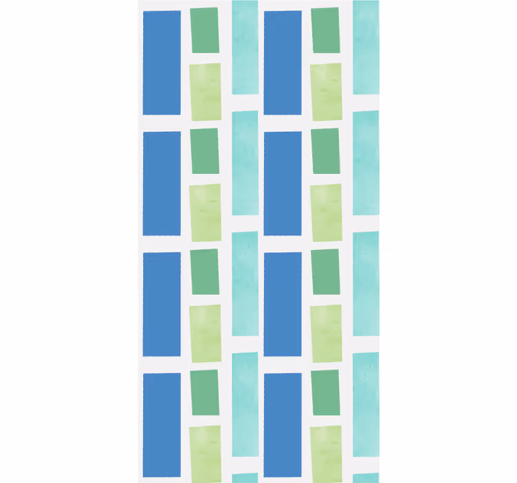 Texture and pattern roller blind geometric block design - TenStickers