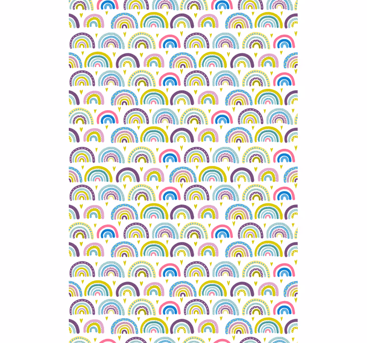 Colorful rainbow patterns roller blind - TenStickers
