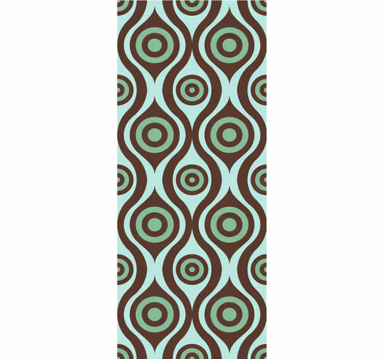 Texture and pattern roller blind concentric circles - TenStickers