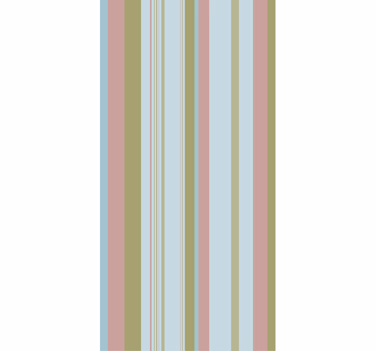 Modern roller blind with abstract striped design - TenStickers