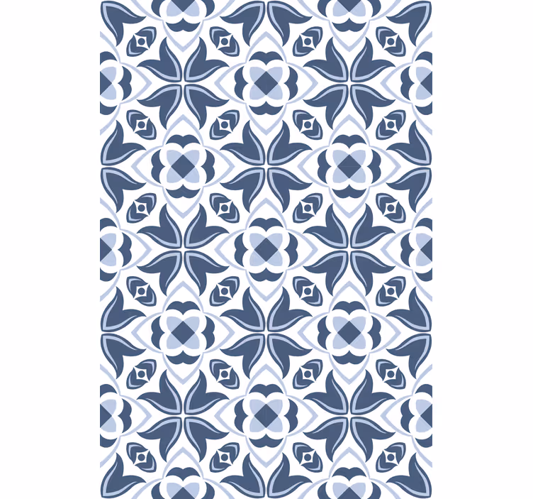 "Hampton Style" flower bouquet Modern blind - TenStickers