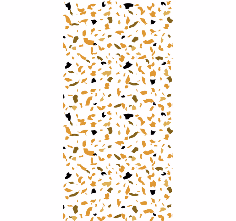 Brown and beige terrazzo texture and pattern roller blind - TenStickers