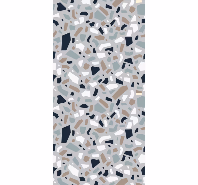 Texture and pattern roller blind abstract terrazzo design - TenStickers
