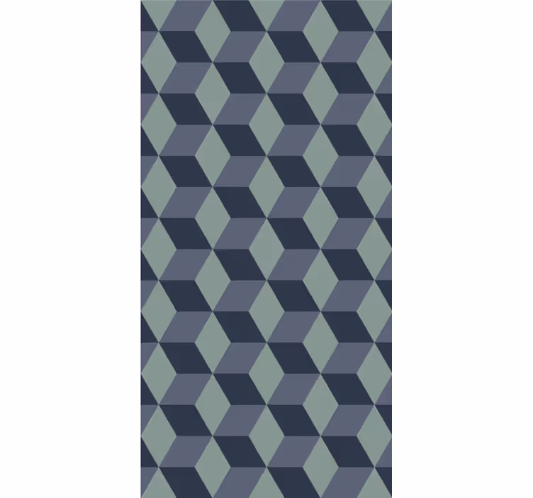 Geometric Figure Organization modern roller blind - TenStickers