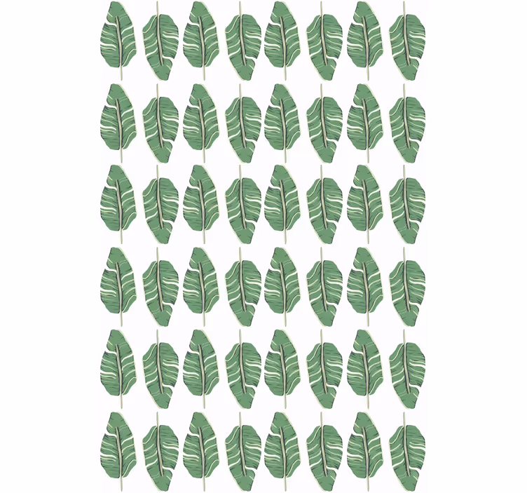 Leaf Pattern Motif flowers and plants roller blind - TenStickers
