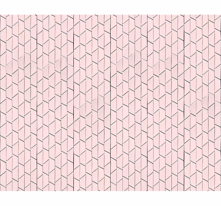 Texture and pattern roller blind pink geometric design - TenStickers