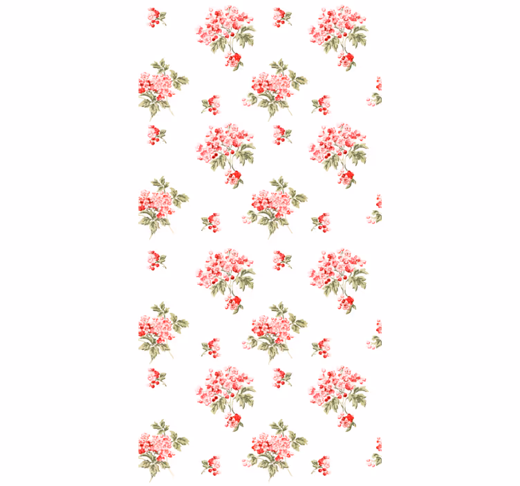 Vintage elegant arrangement living room roller blind - TenStickers