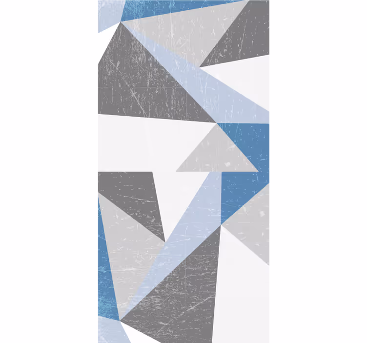 GEOMETRIC SHAPES ART modern roller blind - TenStickers