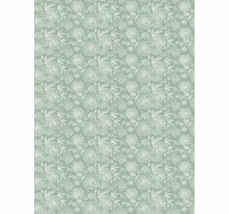 Delicate Plant Elements flowers and plants roller blind - TenStickers