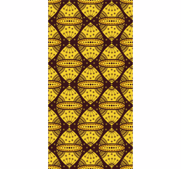 Geometric pattern fusion texture and pattern roller blind - TenStickers