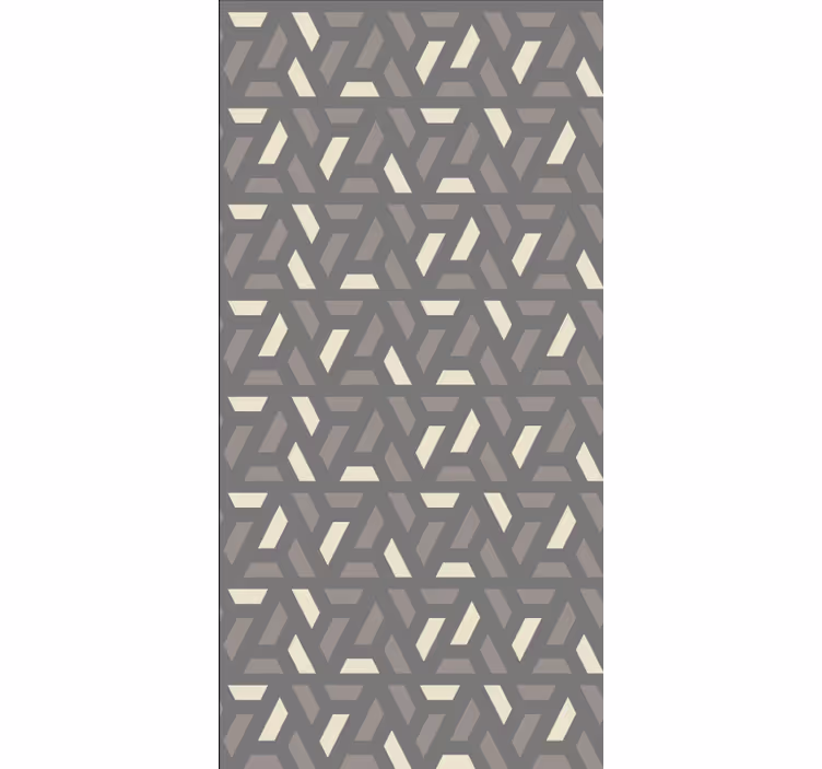Geometric Neutral Pattern modern roller blind - TenStickers