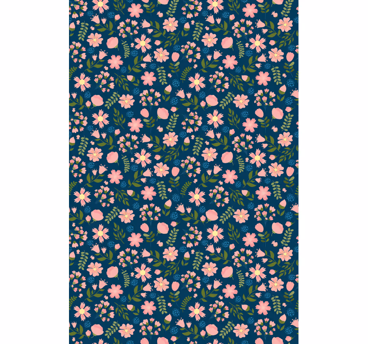 Garden delight flowers and plants roller blind - TenStickers