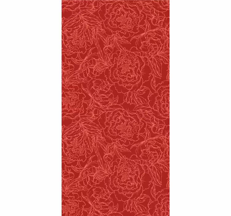Elegant Floral Compositions flower roller blind - TenStickers