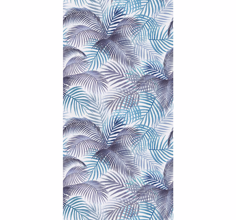 Tropical Leaf Theme flowers and plants roller blind - TenStickers