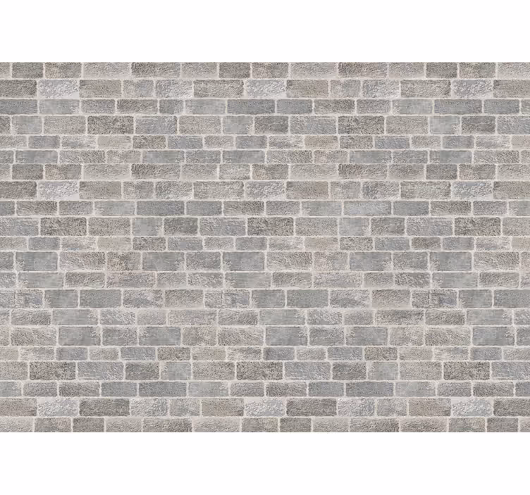 Texture and pattern roller blind stone wall design - TenStickers