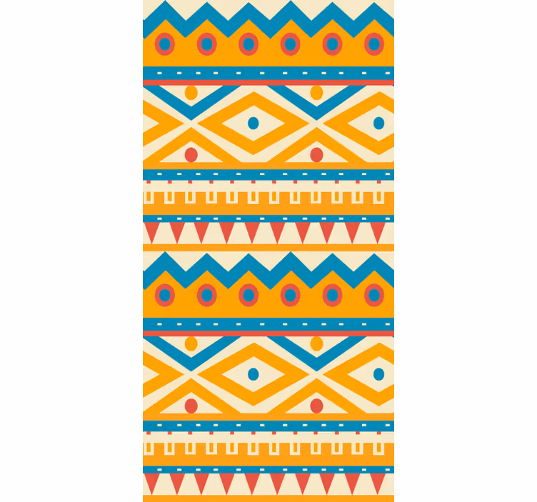 Vibrant Geometric Patterns texture and pattern roller blind - TenStickers