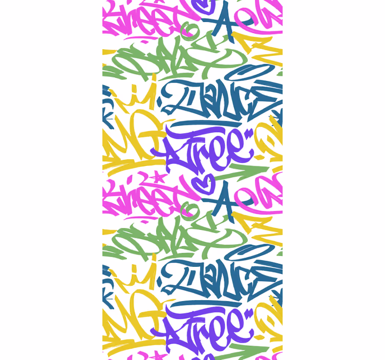 Graffiti Teenager roller blind - TenStickers