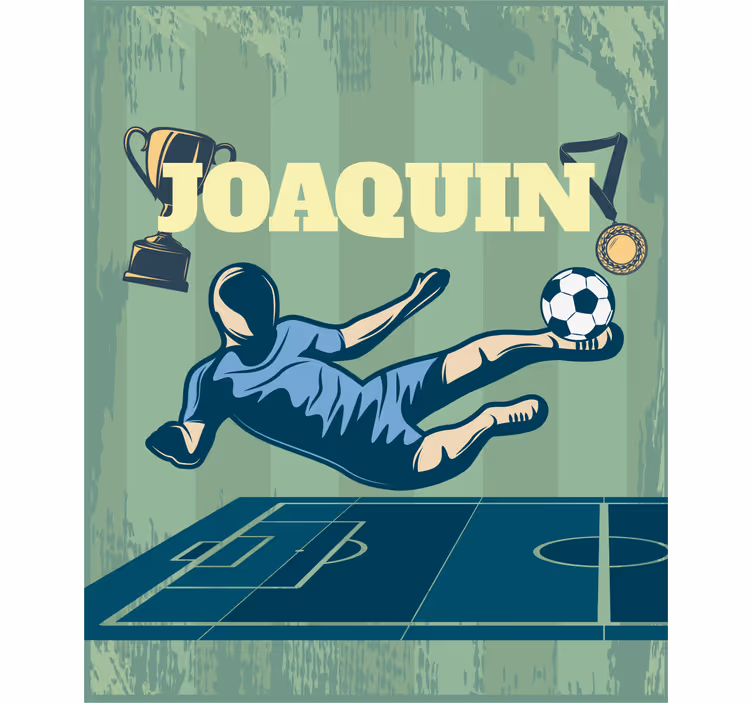 Football with name Blind soccer - TenStickers