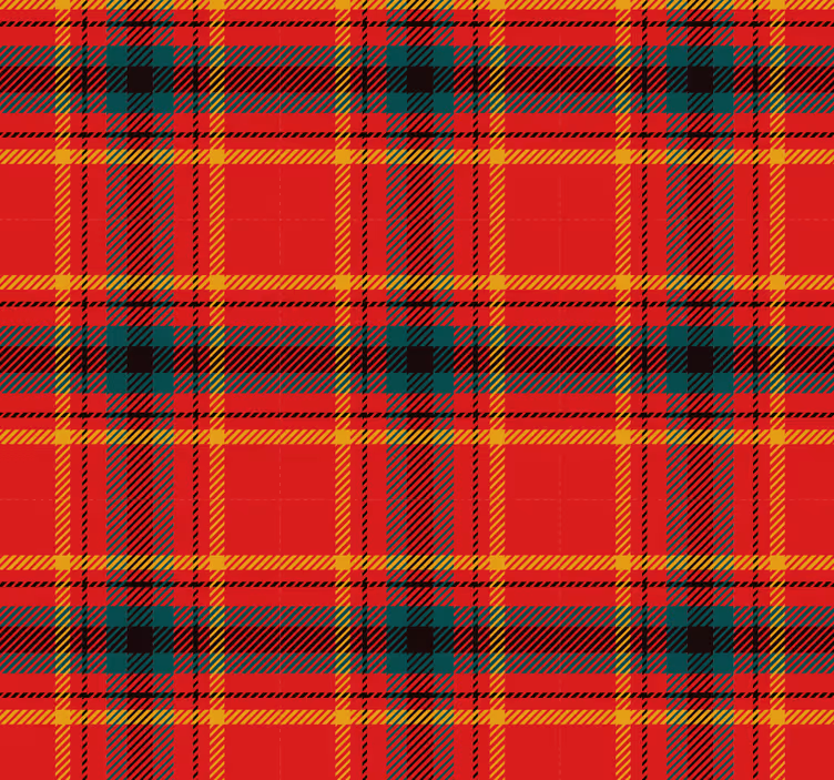 christmas red tartan texture Red blind - TenStickers