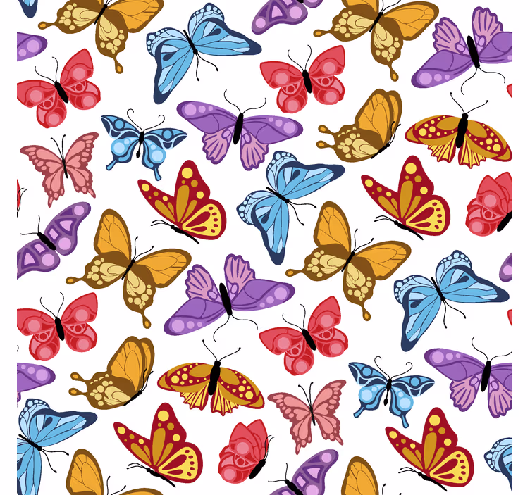 Colorful design Butterflies blind - TenStickers