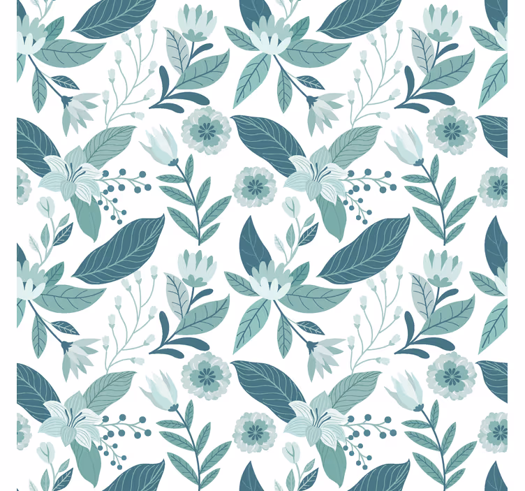 Nordic floral blinds - TenStickers
