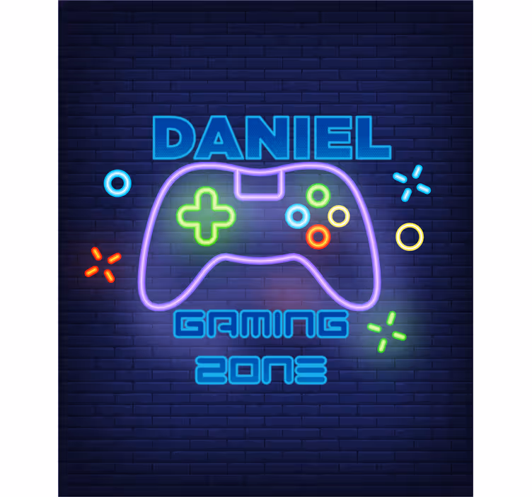 Gaming zone customise roller blind - TenStickers