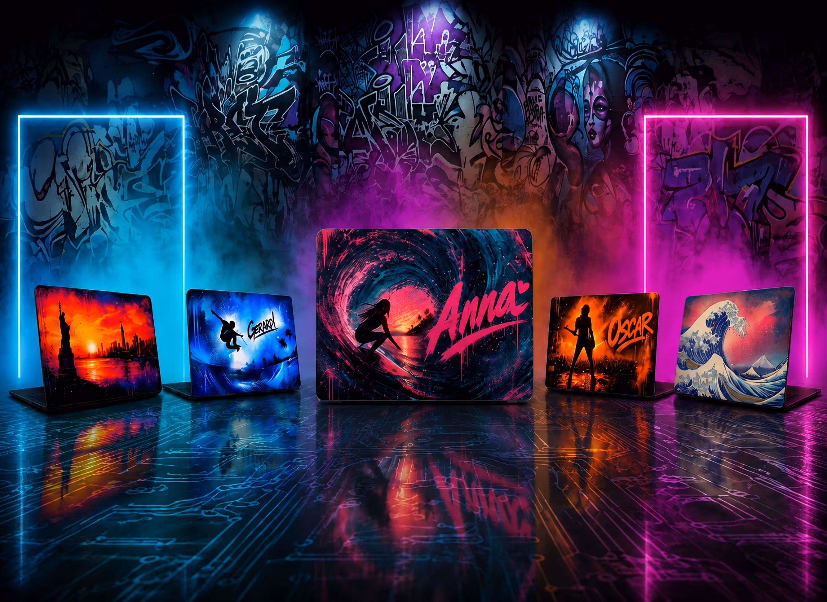 Laptop Stickers Collection: