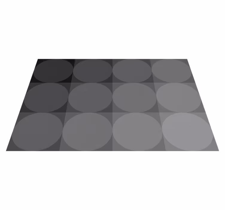 Subtle circular pattern placemat - TenStickers