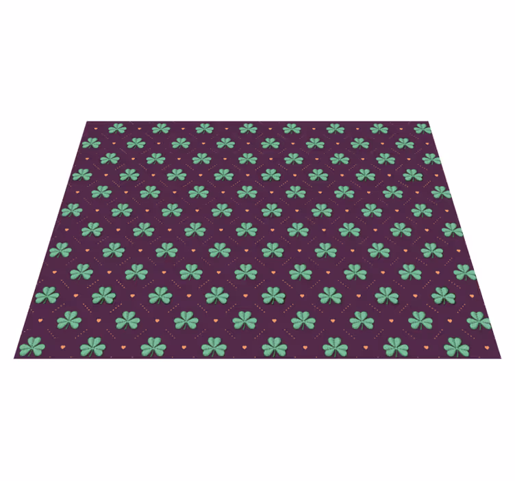 Shamrock pattern  original placemats - TenStickers
