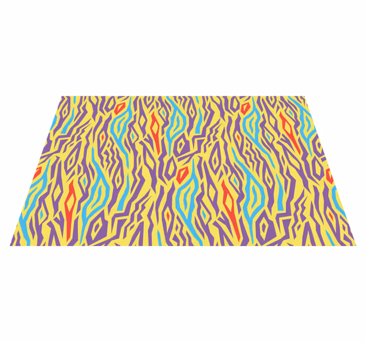 Vintage animal print zebra placemats - TenStickers