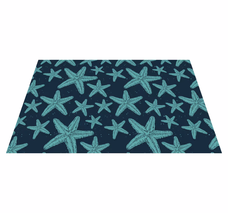 Starfish bluetones sea life placemats - TenStickers