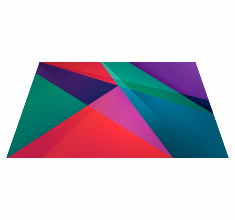 Modern placemats with geometric colorful design - TenStickers