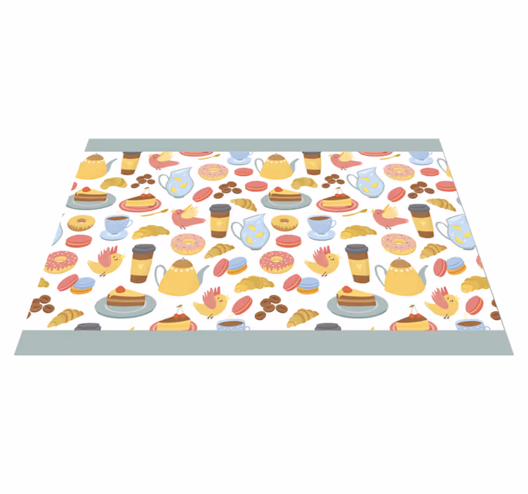 Children placemats colorful dessert designs - TenStickers