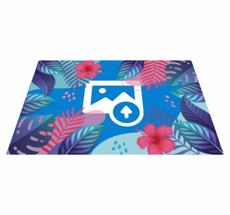 Original placemats colorful tropical leaves design - TenStickers