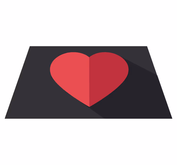 Original placemats with heart shaped design - TenStickers