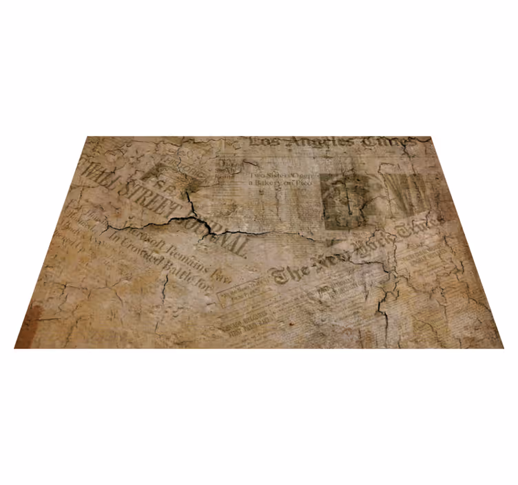 Vintage Newspaper original placemats - TenStickers