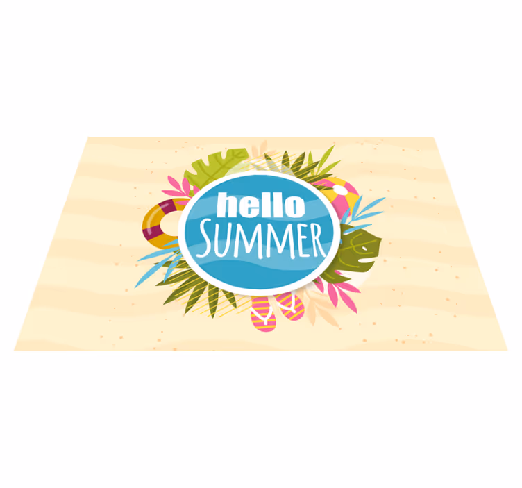 Original placemats summer vibes - TenStickers