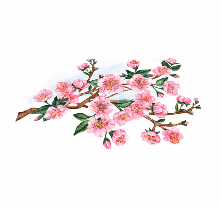 Original placemats elegant floral bowl - TenStickers
